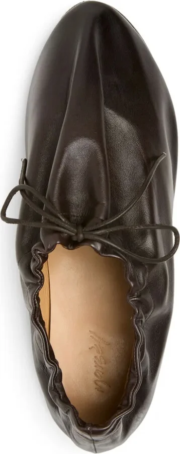 Coltellaccio leather ballerina shoes - Image 3