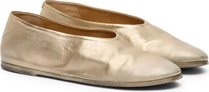 Coltellaccio leather ballerina shoes - Image 2