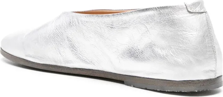 Coltellaccio leather ballerinas shoes - Image 3