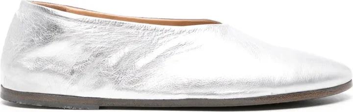 Coltellaccio leather ballerinas shoes