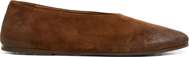 Coltellaccio suede ballet flats