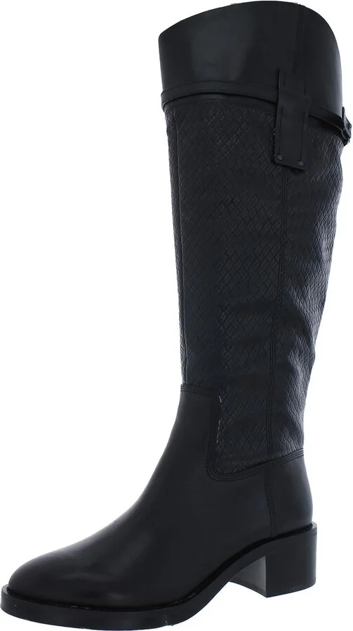 Colttall Womens Leather Wide Calf Over-The-Knee Boots