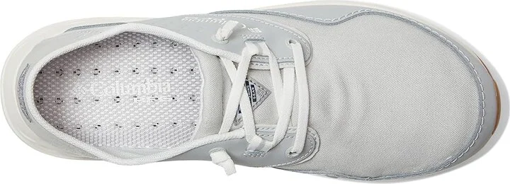 Columbia Bahama X Relaxed Men's Shoes Grey Ice/Sea Salt : 10 D - Medium, Canvas/Leather - Image 2