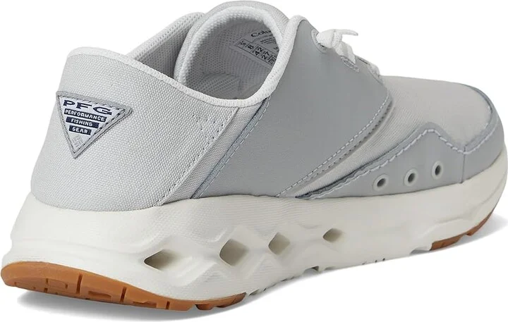 Columbia Bahama X Relaxed Men's Shoes Grey Ice/Sea Salt : 10 D - Medium, Canvas/Leather - Image 4