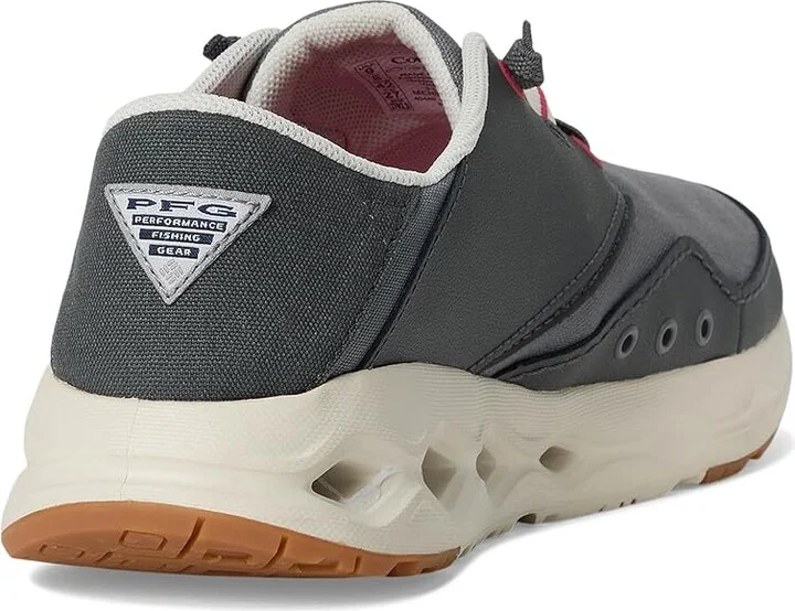 Columbia Bahama X Relaxed Men's Shoes Grill/Sunset Red : 10 D - Medium, Canvas/Leather - Image 4