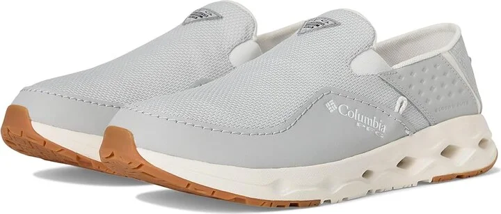 Columbia Bahama X Slip-On Men's Shoes Grey Ice/Sea Salt : 10 D - Medium, Canvas