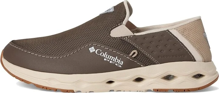 Columbia Bahama X Slip-On Men's Shoes Mud/Oxford Tan : 10 D - Medium, Canvas - Image 6