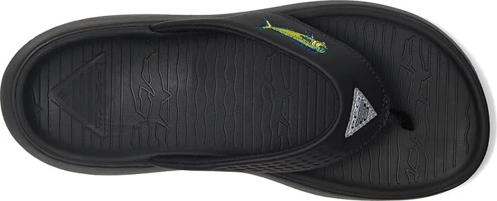 Columbia Boatside Fish Flip Men's Sandals Black/Black : 9 D - Medium, Rubber - Image 2