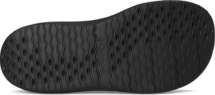 Columbia Boatside Fish Flip Men's Sandals Black/Black : 9 D - Medium, Rubber - Image 3