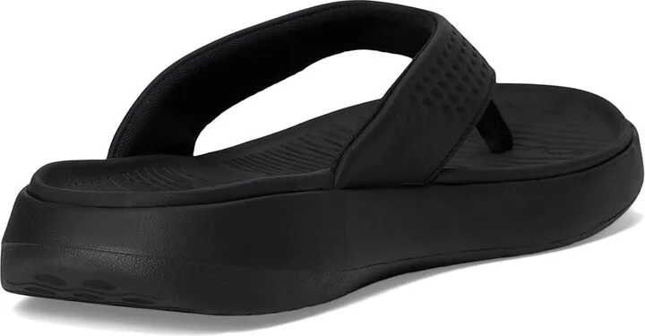 Columbia Boatside Fish Flip Men's Sandals Black/Black : 9 D - Medium, Rubber - Image 4