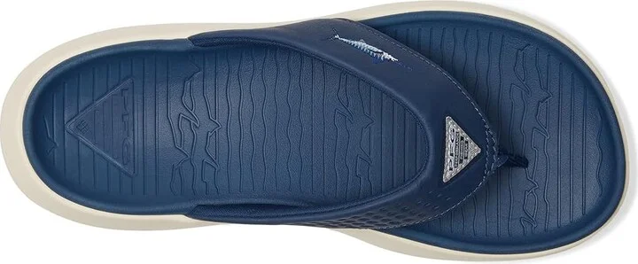 Columbia Boatside Fish Flip Men's Sandals Carbon/Chalk : 12 D - Medium, Rubber - Image 2