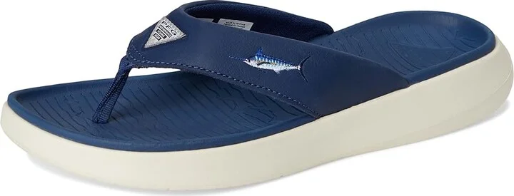 Columbia Boatside Fish Flip Men's Sandals Carbon/Chalk : 12 D - Medium, Rubber - Image 5