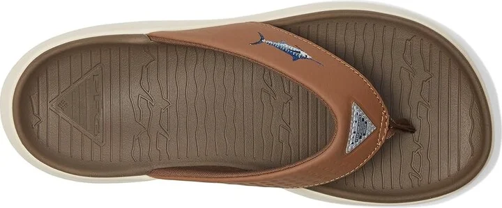 Columbia Boatside Fish Flip Men's Sandals Dark Truffle/Elk : 9 D - Medium, Rubber - Image 2