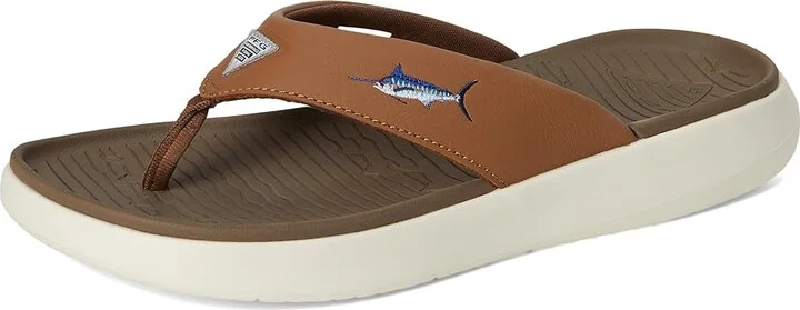 Columbia Boatside Fish Flip Men's Sandals Dark Truffle/Elk : 9 D - Medium, Rubber - Image 5