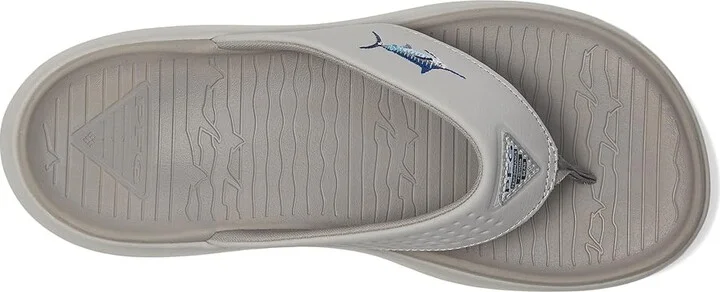 Columbia Boatside Fish Flip Men's Sandals Slate Grey/Ti Titanium : 12 D - Medium, Rubber - Image 2