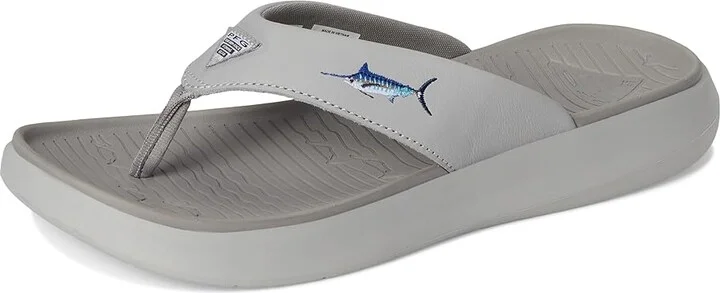 Columbia Boatside Fish Flip Men's Sandals Slate Grey/Ti Titanium : 12 D - Medium, Rubber - Image 5