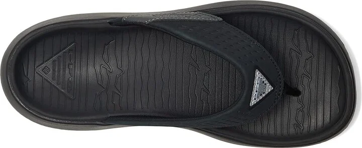 Columbia Boatside Flip Lea Men's Sandals Black/Black : 13 D - Medium, Rubber - Image 2