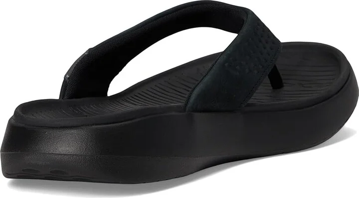 Columbia Boatside Flip Lea Men's Sandals Black/Black : 13 D - Medium, Rubber - Image 4