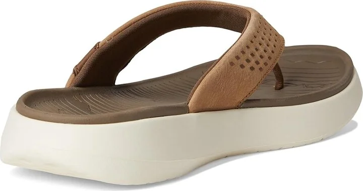 Columbia Boatside Flip Lea Men's Sandals Dark Truffle/Elk : 9 D - Medium, Rubber - Image 4