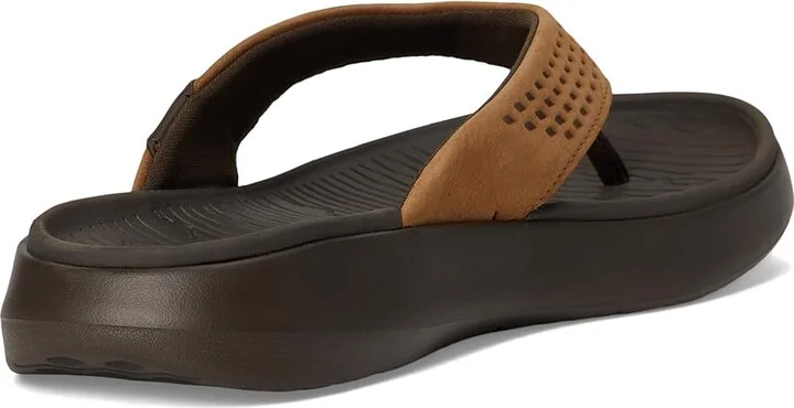 Columbia Boatside Flip Lea Men's Sandals Tundra/Light Brown : 8 D - Medium, Rubber - Image 4