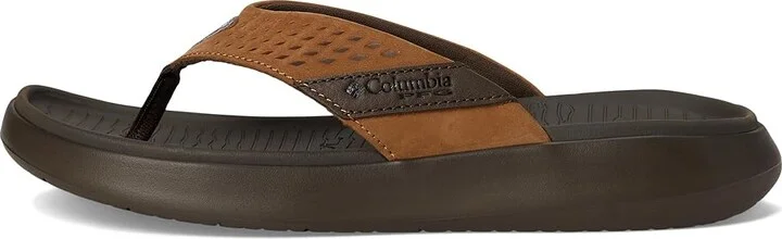 Columbia Boatside Flip Lea Men's Sandals Tundra/Light Brown : 8 D - Medium, Rubber - Image 6