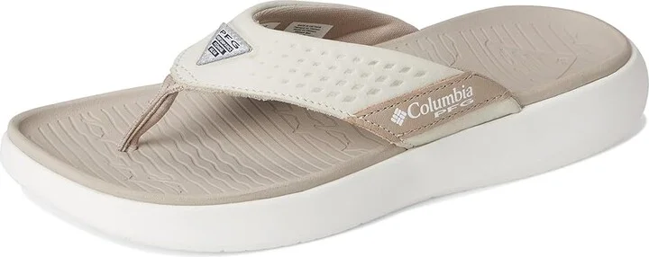 Columbia Boatside Flip Lea PFG Women's Sandals Crushed Clay/Dark Stone : 12 B - Medium, Rubber - Image 5