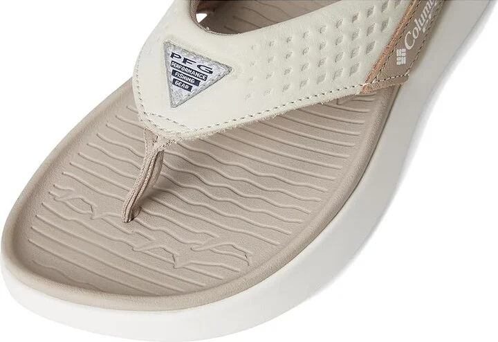 Columbia Boatside Flip Lea PFG Women's Sandals Crushed Clay/Dark Stone : 12 B - Medium, Rubber - Image 7