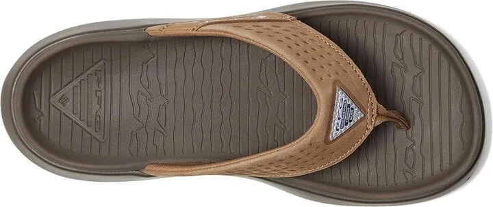 Columbia Boatside Flip Lea PFG Women's Sandals Sahara/Delta : 12 B - Medium, Rubber - Image 2