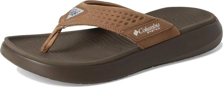 Columbia Boatside Flip Lea PFG Women's Sandals Sahara/Delta : 12 B - Medium, Rubber - Image 5
