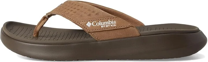 Columbia Boatside Flip Lea PFG Women's Sandals Sahara/Delta : 12 B - Medium, Rubber - Image 6