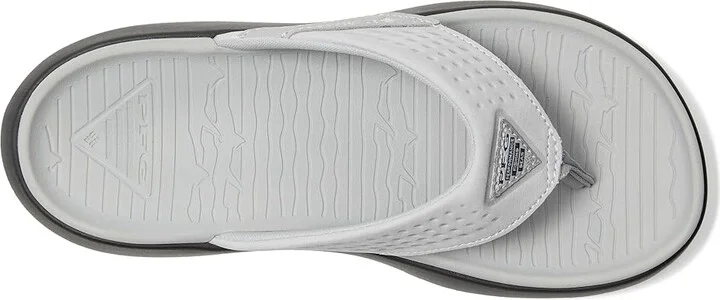 Columbia Boatside Flip Lea PFG Women's Sandals Slate Grey/White : 5 B - Medium, Rubber - Image 2