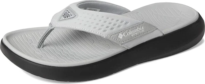 Columbia Boatside Flip Lea PFG Women's Sandals Slate Grey/White : 5 B - Medium, Rubber - Image 5