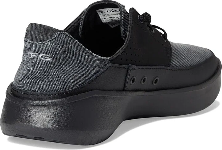Columbia Boatside Relaxed PFG Men's Shoes Black/Shark : 8 D - Medium, Mesh - Image 4
