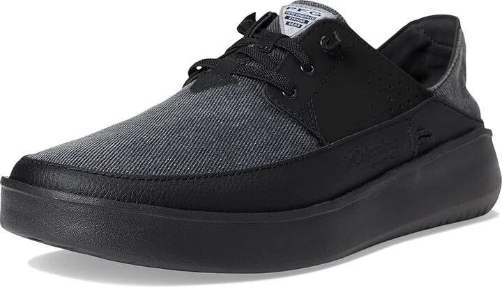 Columbia Boatside Relaxed PFG Men's Shoes Black/Shark : 8 D - Medium, Mesh - Image 5