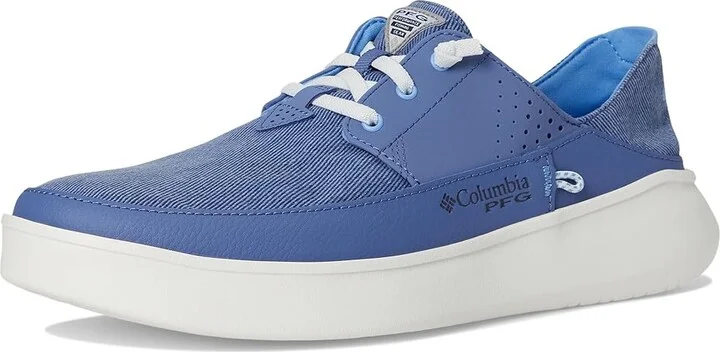 Columbia Boatside Relaxed PFG Men's Shoes Bluebell/White Cap : 8 D - Medium, Mesh - Image 5