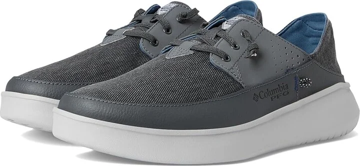 Columbia Boatside Relaxed PFG Men's Shoes Grill/Mountain : 10 D - Medium, Mesh