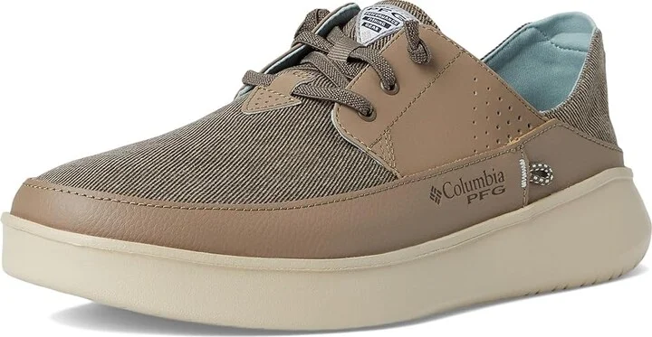 Columbia Boatside Relaxed PFG Men's Shoes Wet Sand/Crushed Blue : 10 E - Wide, Mesh - Image 5