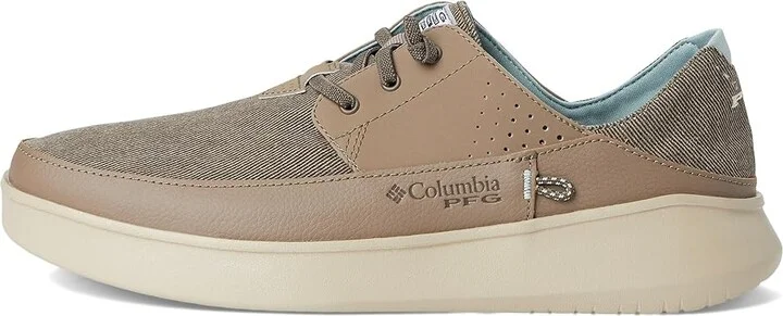Columbia Boatside Relaxed PFG Men's Shoes Wet Sand/Crushed Blue : 10 E - Wide, Mesh - Image 6