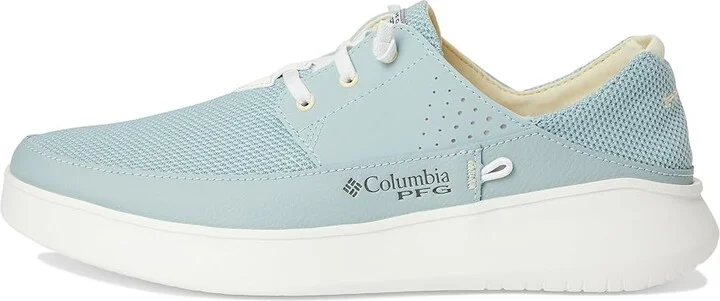 Columbia Boatsidetm Breathe Relaxed PFG Men's Shoes Crushed Blue/Lemon Wash : 12 E - Wide, Mesh - Image 6