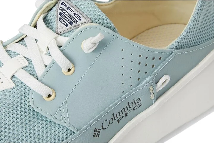 Columbia Boatsidetm Breathe Relaxed PFG Men's Shoes Crushed Blue/Lemon Wash : 12 E - Wide, Mesh - Image 7