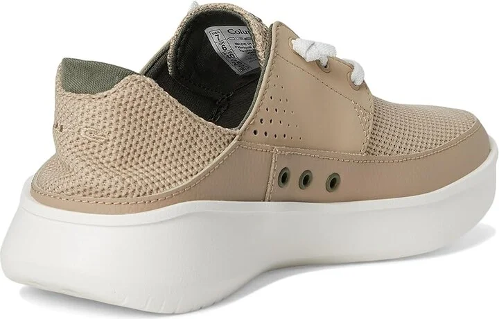 Columbia Boatsidetm Breathe Relaxed PFG Men's Shoes Oxford Tan/Cypress : 13 D - Medium, Mesh - Image 4