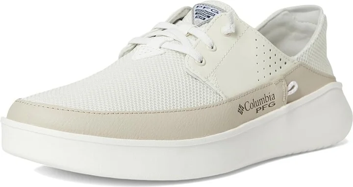 Columbia Boatsidetm Breathe Relaxed PFG Men's Shoes Stone/Fossil : 8 E - Wide, Mesh - Image 5