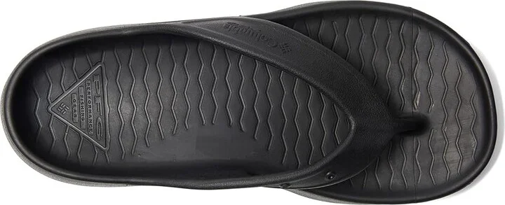 Columbia Boatsidetm Flip PFG Women's Shoes Black/Black : 10 B - Medium, Rubber - Image 2