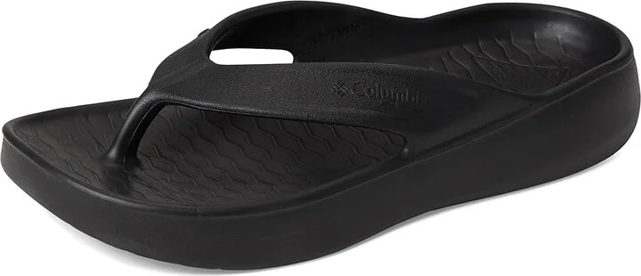 Columbia Boatsidetm Flip PFG Women's Shoes Black/Black : 10 B - Medium, Rubber - Image 5