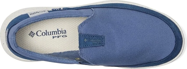 Columbia Boatsidetm PFG Men's Shoes Bluebell/Lemon Wash : 12 D - Medium, Canvas/Suede - Image 2