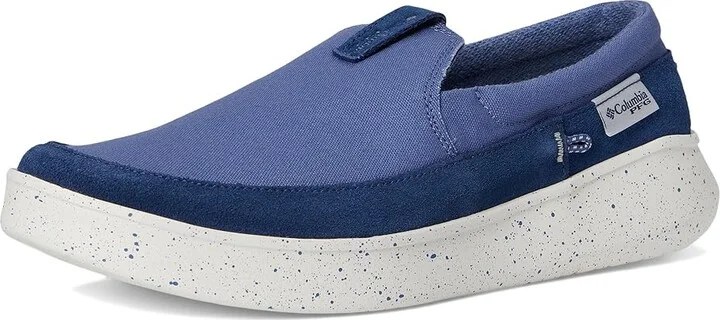 Columbia Boatsidetm PFG Men's Shoes Bluebell/Lemon Wash : 12 D - Medium, Canvas/Suede - Image 5