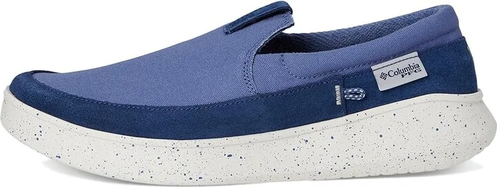 Columbia Boatsidetm PFG Men's Shoes Bluebell/Lemon Wash : 12 D - Medium, Canvas/Suede - Image 6