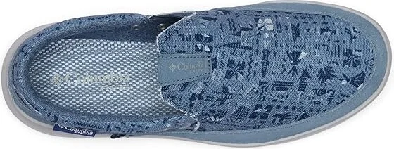 Columbia Boatsidetm PFG Men's Shoes Mountain/Collegiate Navy : 10 D - Medium, Canvas/Suede - Image 2
