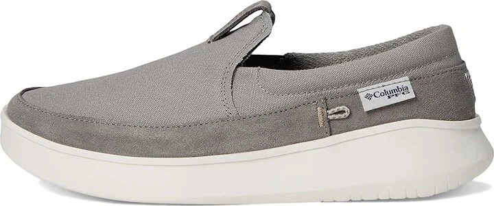 Columbia Boatsidetm PFG Men's Shoes Ti Titanium/Ancient Fossil : 11 EE - Wide, Canvas/Suede - Image 6