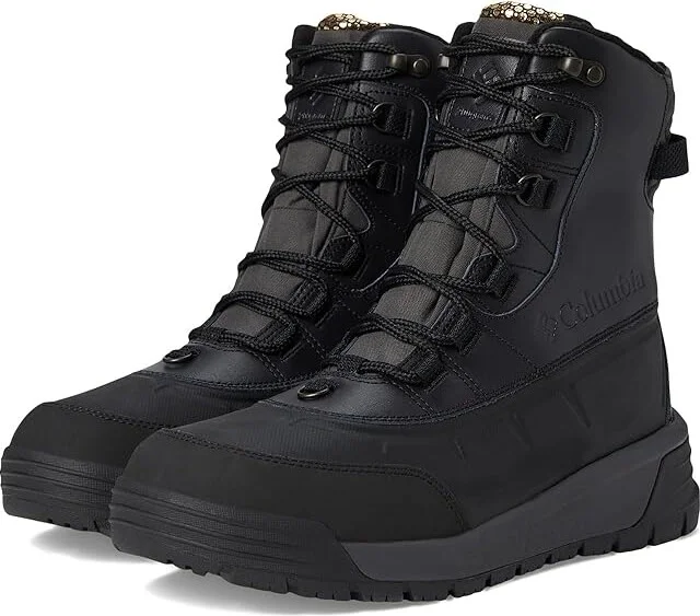 Columbia Bugaboot Celsius Men's Shoes Black/Shark : 7 D - Medium, Rubber/Synthetic